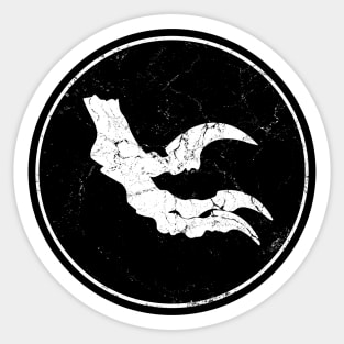 Velociraptor Fossil Claw Sticker